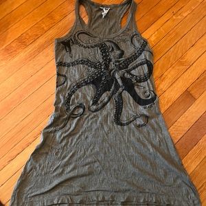 Sute Power By Moon Octopus Racerback Tank Dress